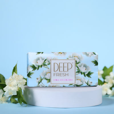 Deep Fresh Milk n Cream Beauty Soap 100g