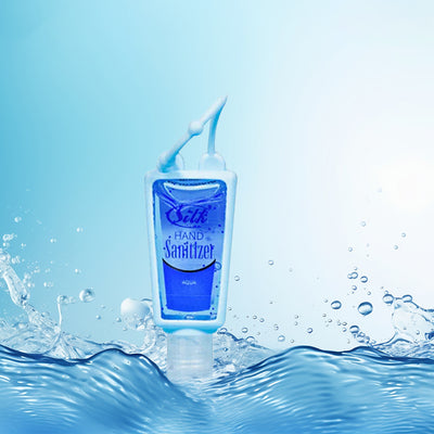 SILK SANITIZER AQUA- Hanger to carry on bags 30ml