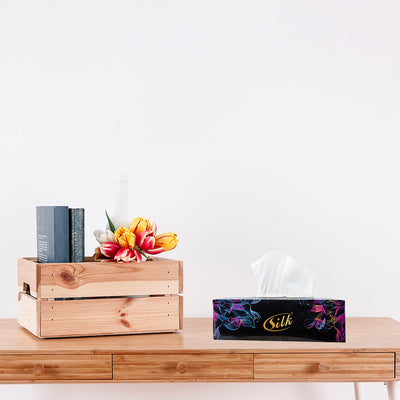 SILK TISSUE BOX- LARGE