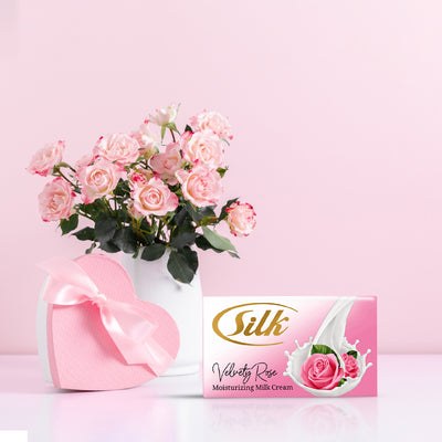 SILK SOAP VELVETY ROSE 130G